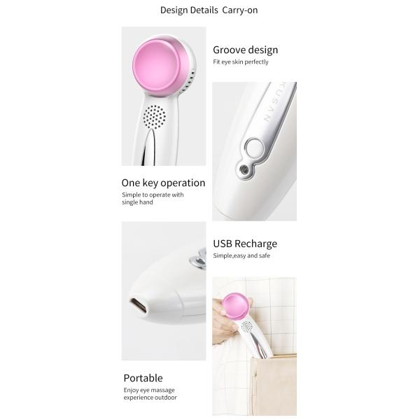 Горячая и холодная перезаряжаемые Handheld забота глаза молотка массажа