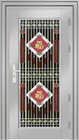 Home Security Steel Fire Rated Entry Doors Leaf Thickness 42mm