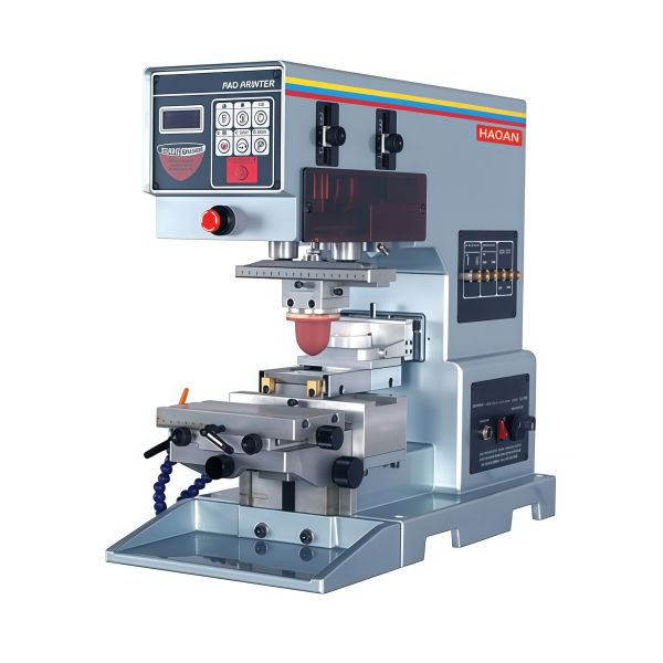 Single Color Semi Automatic Pad Printing Machine With Ink Cup For Printing On Toys And Stationery