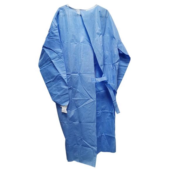Comfort Disposable Paper Patient Gowns , Breathable Hospital Dressing Gown