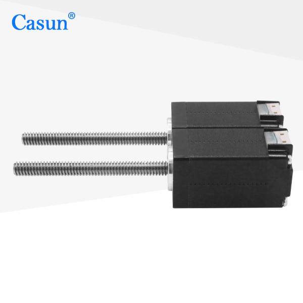 Casun Nema 8 Lead Screw Stepper Motor Tr5X2 P1 5.4V 38mm Body High Precision 32mN.m for Beauty Equipment