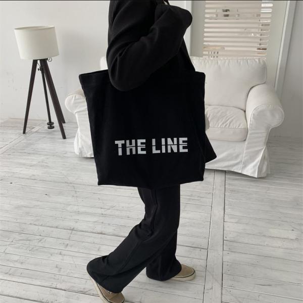 Accepable OEM/ODM Letter Print Cotton Tote Bag for High Demand