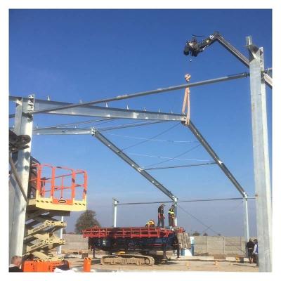 Prefabricated Steel Large Capacity Poultry House Steel Frame Animal Farm Shed