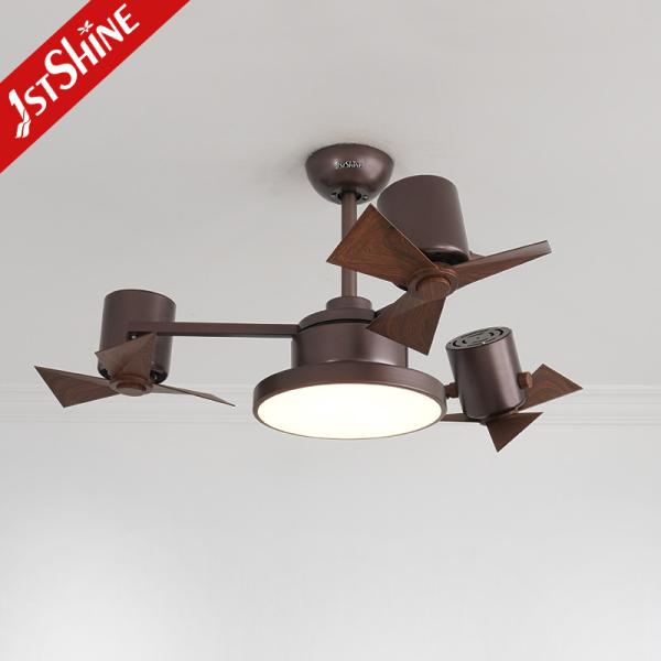 Living Room Silent Plastic Ceiling Fan 44 Inches 5 Speed Choice