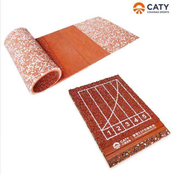 EPDM Rubber Athletic Track  With Athletic Track Installation Anti UV Rubber Mulch Chips