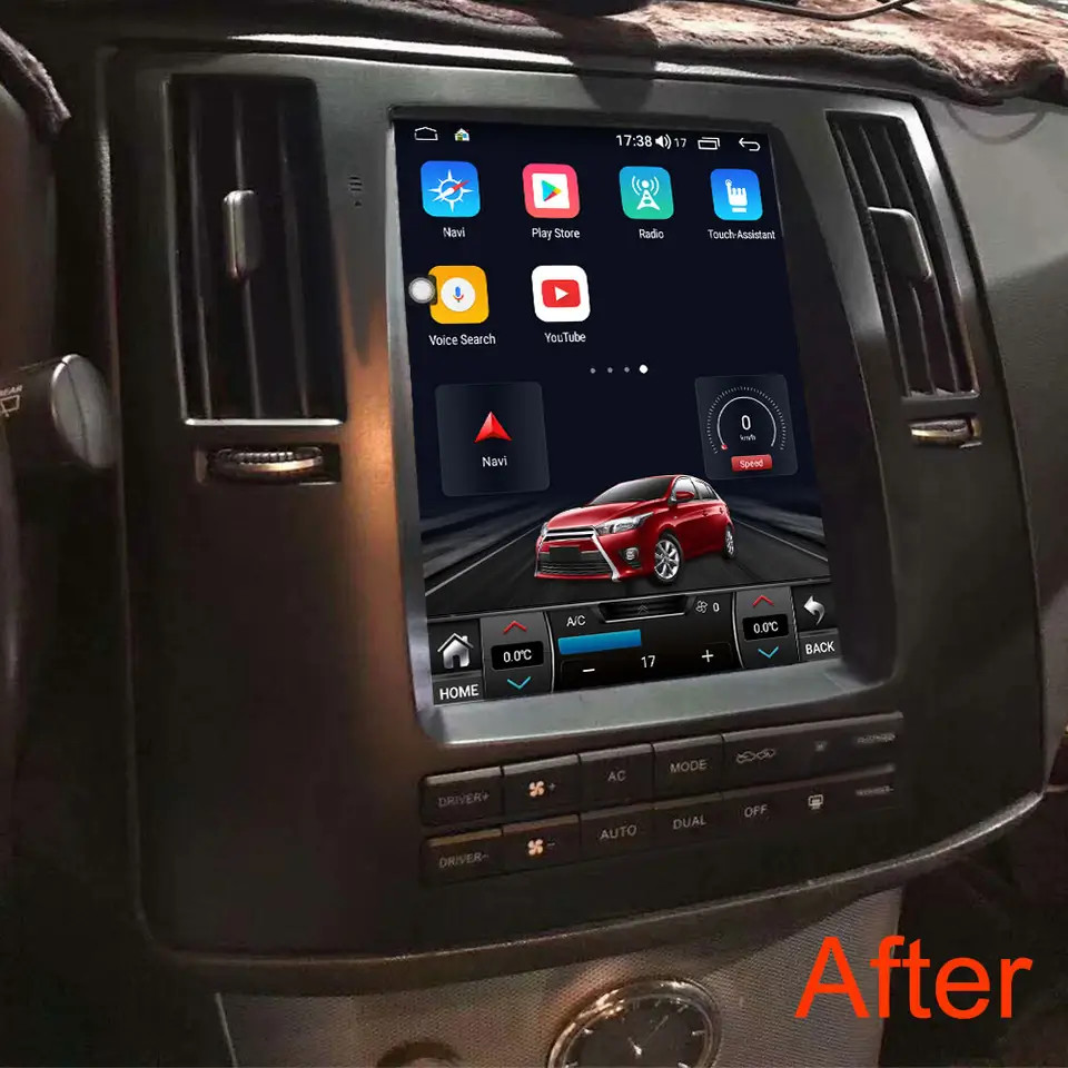 Android GPS навигация Автомобильный стерео DVD плеер 10.4in для Infiniti FX35 2008-2011