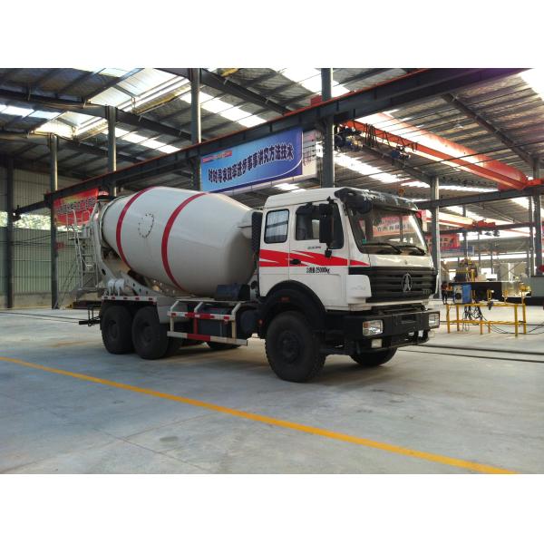 Heavy Duty Self Loading Concrete Mixer Truck 4-15 Cubic Capacity