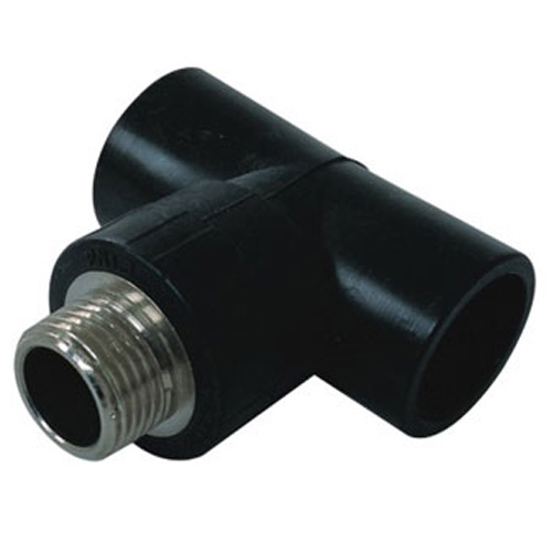 Corrosion Resistant Hdpe Socket Fittings Male Tee PE100 PN16 SDR11