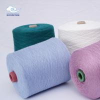 Fil de viscose de polyester recyclé durable 35 fils mélangés teints en viscose