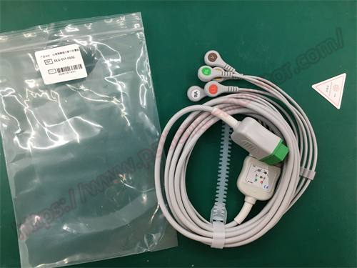 GE Пациентский монитор ЭКГ 5 Свинцовый 11-принный кабель AHA 110051025 EU586S-A Части монитора Части ЭКГ