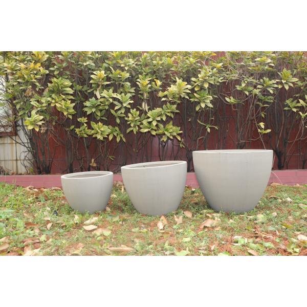 Versatilidad Potes de fibra de cemento para los plantadores de flores Potes resistentes a la helada