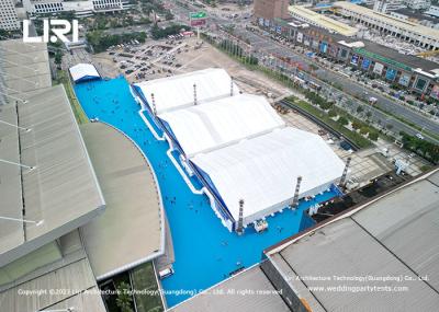 Large White PVC Outdoor Event Marquee Advertising Commercial Exhibition Tents