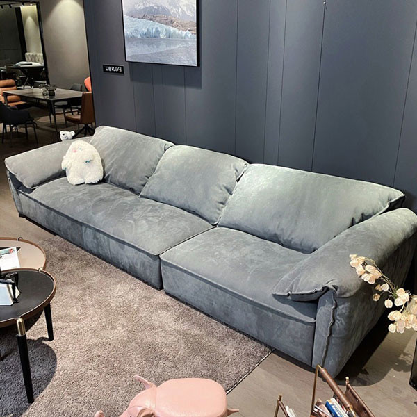 Софа серого зеленого голубого бархата кресла софы живущей комнаты секционного большая установила 2650mm