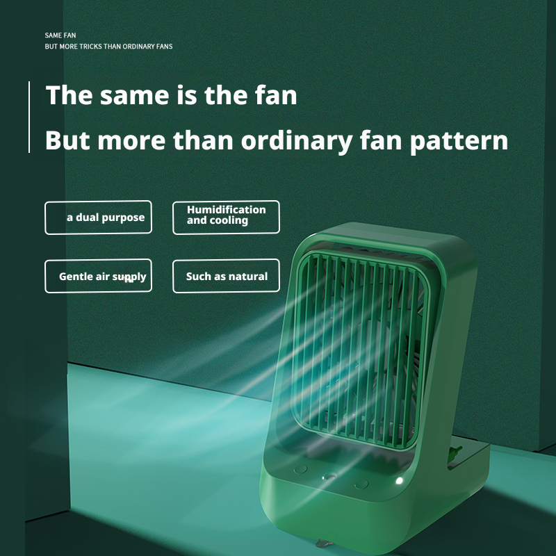 Lightweight Mini Rechargeable Table Fan With 1200mAh High Capacity Battery Hotel Use