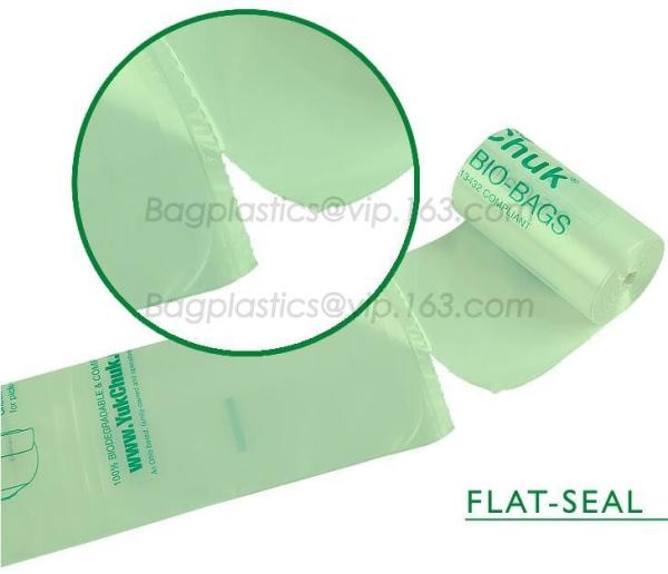 100% compostable star seal bags, bags on roll, bags in roll, produce bags, film on roll, t-shirt plastic shopping bags