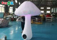 Decoração de Cogumelo Inflável Gigante Colorido Impresso Com Soprador
