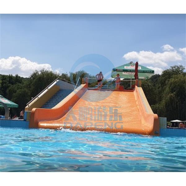 2.5 meters Wide Family Slide Fiberglass Pool Slide For Kids And Adults