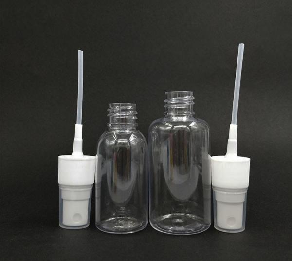 Wholesale Empty 1oz 10ml 30ml 50ml 60ml 100ml 120ml Round Shape Packaging Fine Mist PET Plastic Tubular Facial