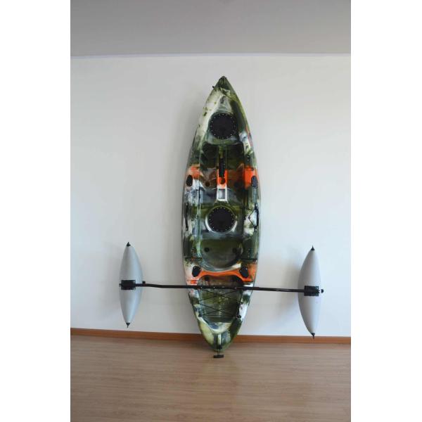 Пластиковым представление колодца цвета морского рыболовства подгонянное каяком с держателями и затвором штанги