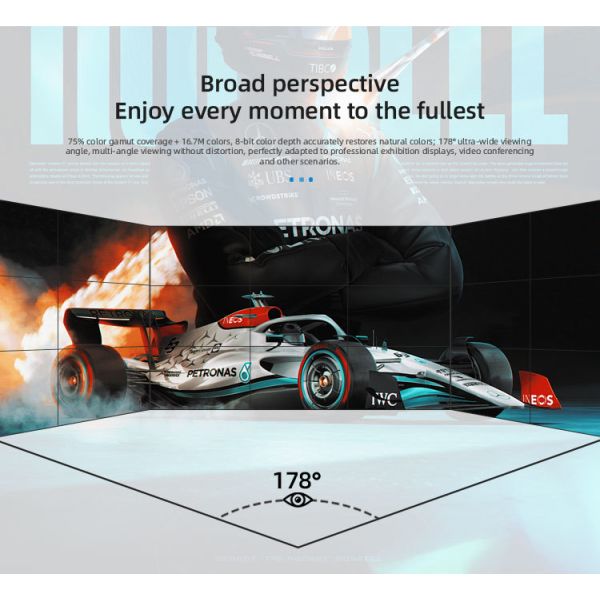 High Resolution 4K Digital Signage Displays Elevator SDK Digital Poster Media