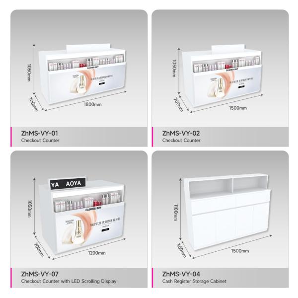 Multi-Function Facial Mask Stand White Multi-layer Display Rack for Makeup Store Interior Design