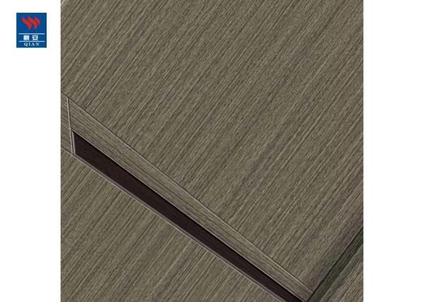 Projeto de madeira Eco-amigável moderno decorativo por atacado do quarto da porta do MDF único para a casa