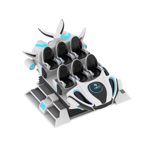 Cine VR 9D de 6 asientos, Cine VR Club Plus, Innovador para Atracciones de Realidad Virtual en Parques