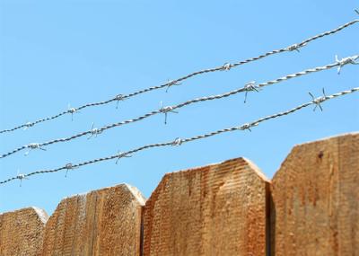 ISO9001 Electro Galvanized 14 Gauge High Tensile Barbed Wire Coil For Military