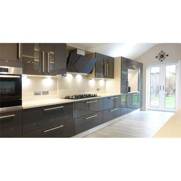 Customized Veneer Color White PVC Kitchen Cabinet Sets for Modern Design in Market