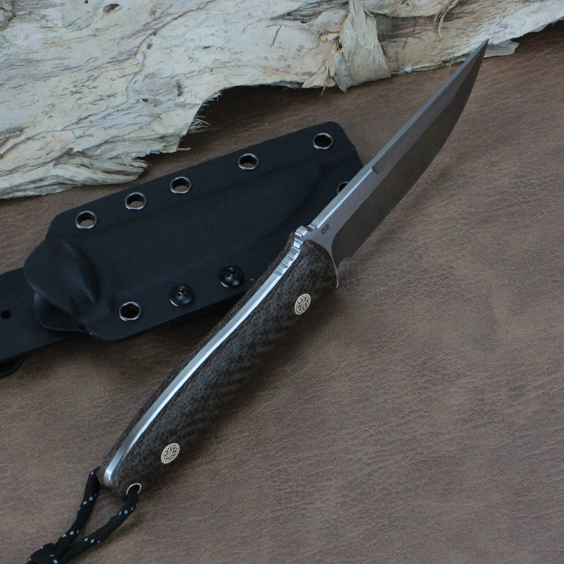 GT0158 Supports Batch Customized Logos Fixed Blade Knife for Full Tang Camping Knife with D2 Knife Tunafire