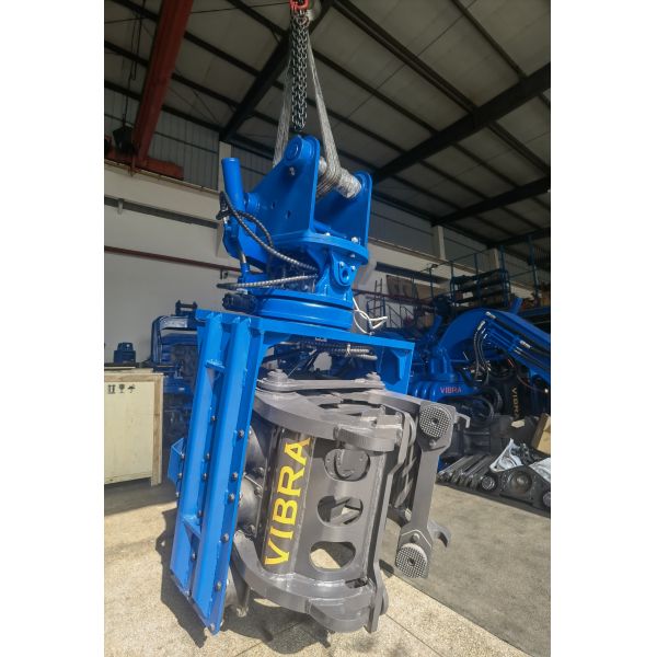 Compact Confined Spaces Pile Driver – Dual Pump Flow Merging & 360 Degree Rotation for 20‑25 Ton Excavators