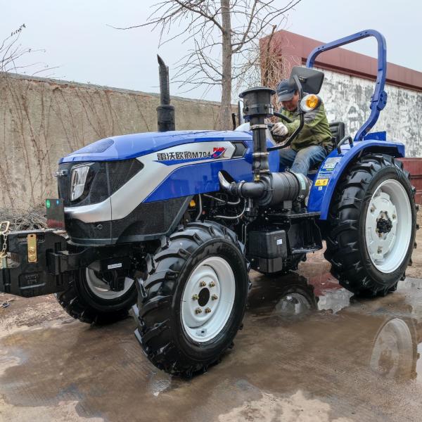 Трактор фермы 4x4 100 лошадиных сил аграрный с затяжелителем