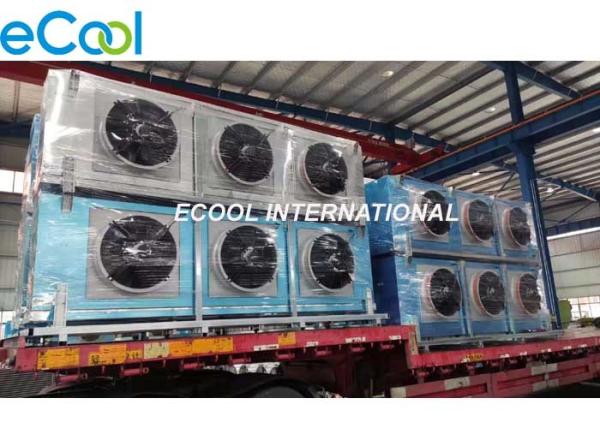 Double Side Air Blowing Evaporator Unit Refrigeration / Compressor Condenser Evaporator
