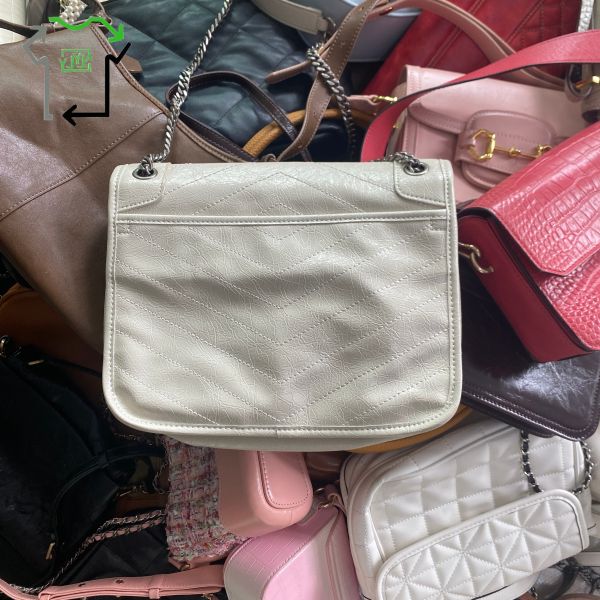 Fashion Women Used Luxury Leather Bags Variety Styles 2nd Hand Designer Handbags