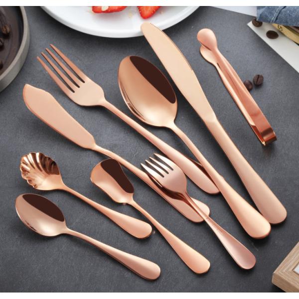Stainless Steel Flatware Rose Gold Cutlery Set/Tableware/Dinnerware