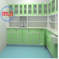 Fournisseurs d'armoires d'hôpital durables L 3000*L 600* H 850 à 900 mm, armoire de rangement médical avec charnière à 110 degrés
