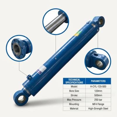 Custom Heavy-duty CDL1 MF4 Hydraulic Cylinders for Large-scale Forging Presses


