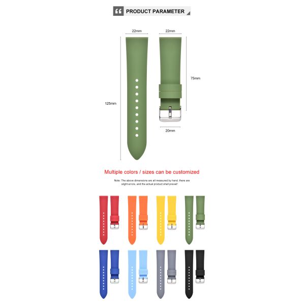 SHX-098 Buckle Elastic Silicone Watch Strap · Suitable For Huawei And Apple Watches | OEM/ODM