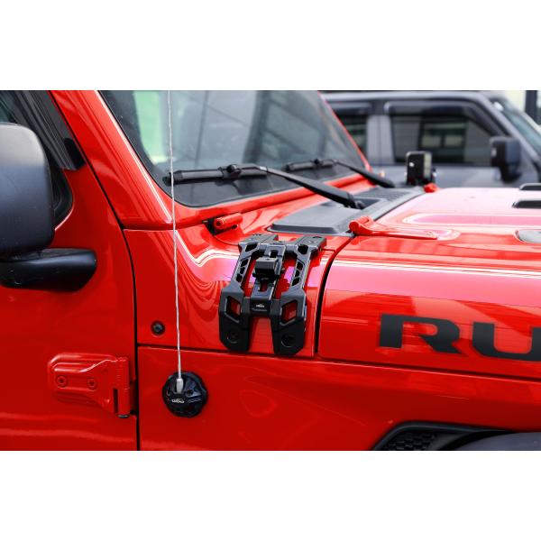 Rust-Resistant Car Windshield Spot Light Mounting Brackets for Jeep JL Aluminum Alloy