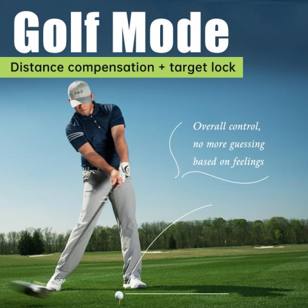 Golf Rangefinder перезаряжаемый дистанционный счетчик с переключателем наклона флаг блокировка вибрации и непрерывное сканирование для охоты