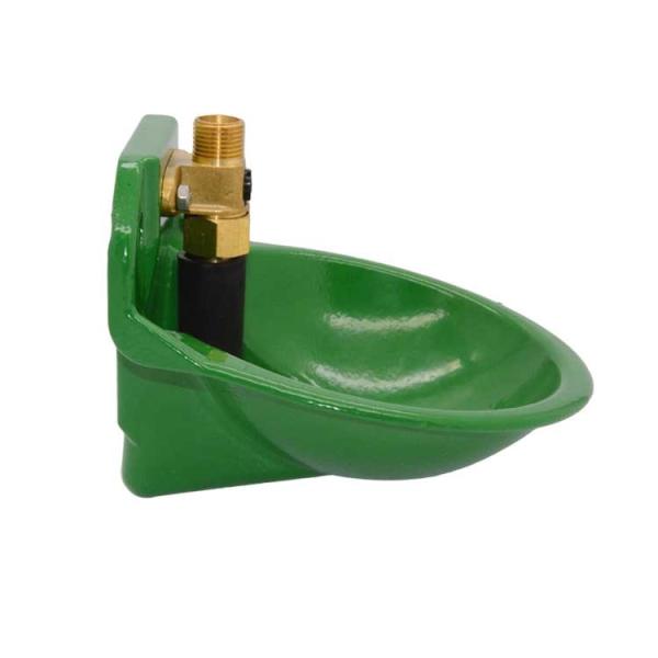 0.2Mpa Brass Nipple Powder Coated 0.5L Sheep Water Bowls