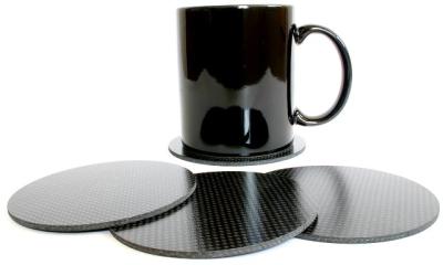 Hot Sales Carbon Fiber Products Carbon Fiber Drinking Coaster