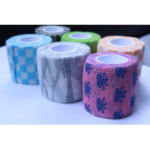 Camo imprimió el vendaje flexible auto-adhesivo respirable del abrigo de los militares