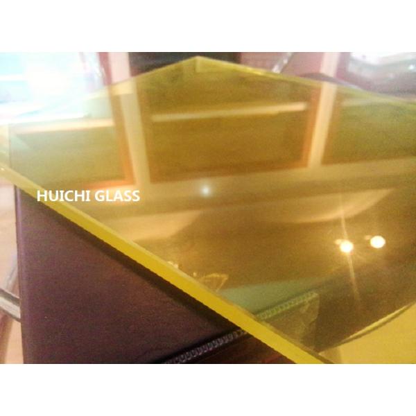 Transparent yellow EVA film for glass laminating