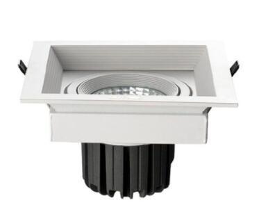 3X20W Recessed LED Ceiling Grille Downlights IP44 High Luminous Long lifespan