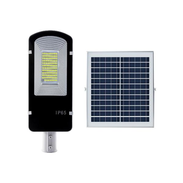 100W Semi Bright Mode Integrated Solar Street Light Iron Spray Paint