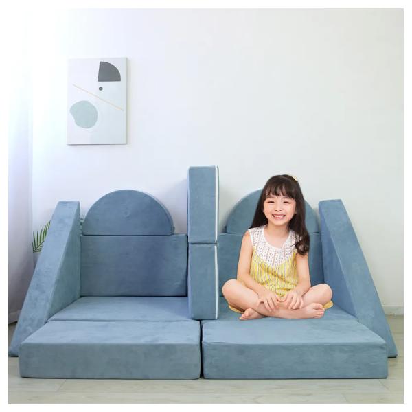 Living Room Kids Magnetic Play Couch DIY Sofa Couch Children's Crawling Mattress