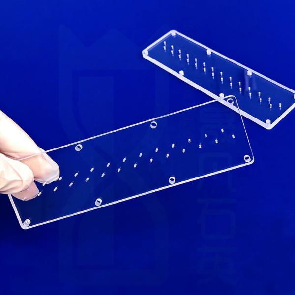 Plaque de verre au quartz personnalisée de 0,5 à 100 mm pour les applications optiques à semi-conducteurs