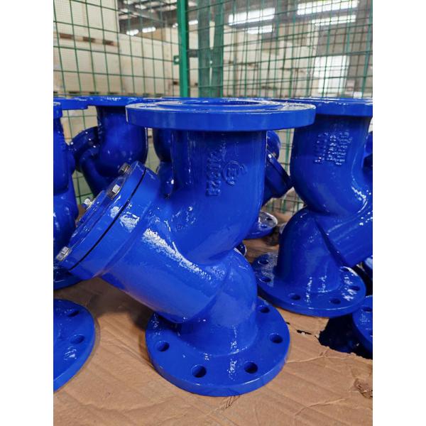 10K Flanged Y Strainer Valve For Water / Steam / Oil SS304 / SS316 Screen -20℃-120℃ Temperature Rating