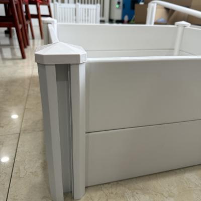 Weather Resistant Classic PVC Planter Box Elegant Appearance